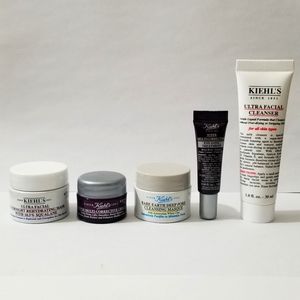 Kiehl's Skincare Set - White, Purple, Black